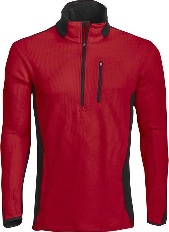 ProJob 3306 SWEATER MET KORTE RITS 643306 - Rood