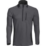 ProJob 3306 SWEATER MET KORTE RITS 643306 - Grijs