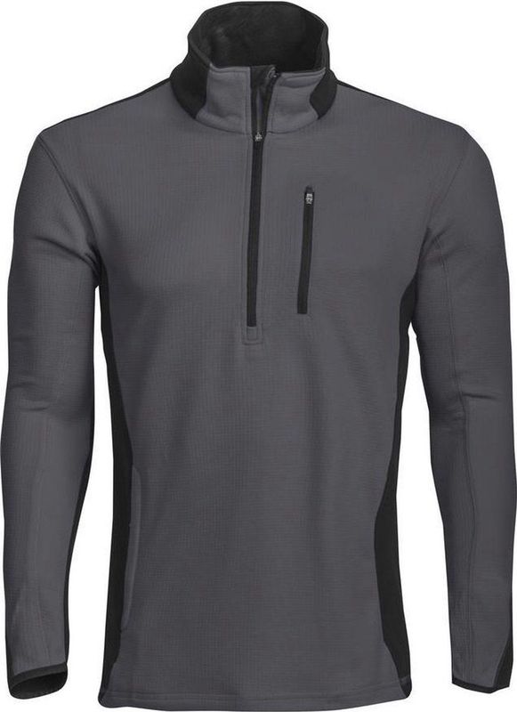 ProJob 3306 SWEATER MET KORTE RITS 643306 - Grijs