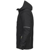 Projob - 3407 - Gevoerde Softshell Jas - Zwart - 100% Polyester - Wind- en Waterafstotend