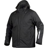 Projob - 3407 - Gevoerde Softshell Jas - Zwart - 100% Polyester - Wind- en Waterafstotend