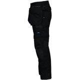 Projob 5524 Canvas Broek Met Kniezakken en Spijkerzakken 645524 - Zwart