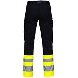 Projob 6523 Signalisatiebroek Met Kniezakken en Iso 20471 Klasse 1 646523 - Geel/Zwart