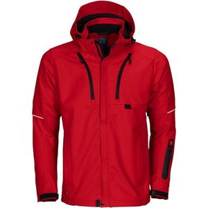 Projob - 3406 Softshell Jas - Rood - Drielagig - Wind- en Waterafstotend