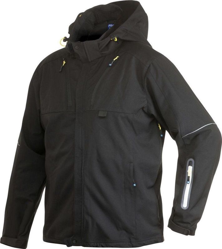 Projob - 3406 - Softshell Jas - Marineblauw - Functioneel - Drielagig