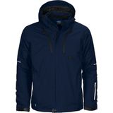 Projob - 3407 - Gevoerde Softshell Jas - Marineblauw - Drielagige Softshell