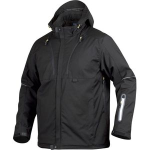 Projob - 3407 - Gevoerde Softshell Jas - Marineblauw - Drielagige Softshell
