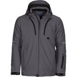 Projob - 3407 - Gevoerde Softshell Jas - Grijs - 100% Polyester - Wind- en Waterafstotend
