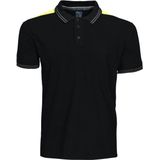 ProJob 2018 POLO MET FLUO INZETSTUKKEN 642018 - Zwart
