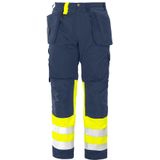 Projob 6502 Werkbroek - ISO 20471 Klasse 1 Geel/Zwart maat C146