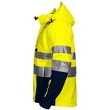 Projob 6419 Functionele Softshell - Geel/Marine - ISO 20471 Klasse 3/2