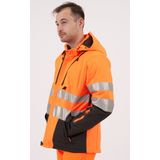 Projob - 6420 - Gevoerde Signalisatiesoftshell - Geel - EN ISO 20471 Klasse 3