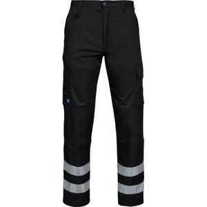 Projob 2517 Broek Met Kniezakken en Reflectiebanden 642517 - Zwart