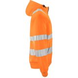 ProJob 6132 SIGNALISATIE HOODIE EN ISO 20471 KLASSE 3/2 646132 - Oranje/Zwart