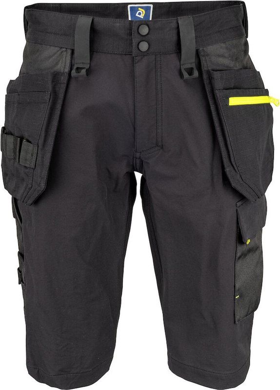 Projob 5562 Full Stretchshort Met Spijkerzakken 645562 - Zwart