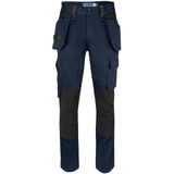 Projob 5560 Stretchbroek Met Kniezakken en Spijkerzakken Katoen 645560 - Marine