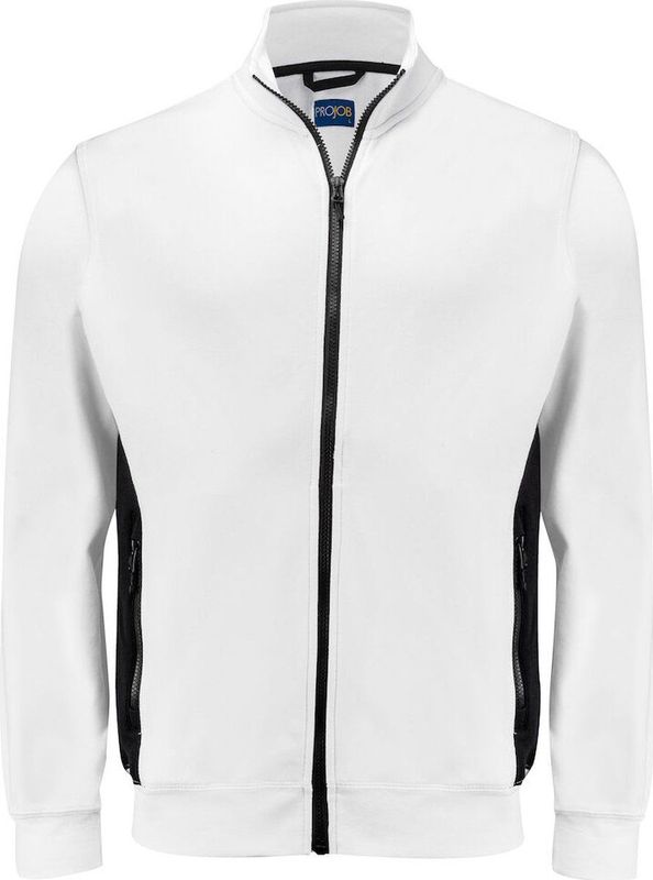 ProJob 2129 SWEATER MET RITSSLUITING 642129 - Wit