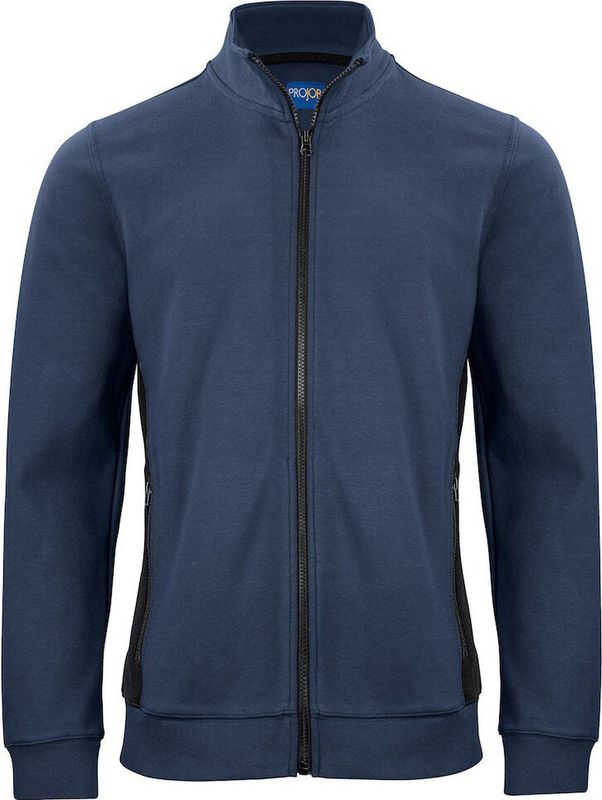 Projob - 2129 Sweater - Zwart-Geel - Doubleface Materiaal