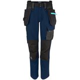 Projob 5564 Dames Stretchbroek Met Kniezakken en Spijkerzakken 645564 - Marine
