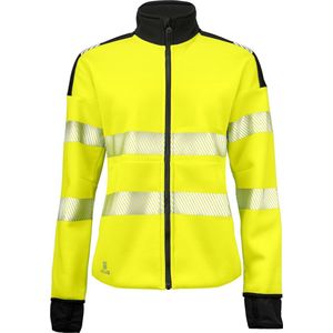 ProJob 6111 DAMES SIGNALISATIESWEATER EN ISO 20471 KLASSE 3/2 646111 - Geel/Zwart - 3XL