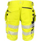 Projob 6575 Signalisatie Stretchshort Met Spijkerzakken en Iso 20471 Klasse 2/1 646575 - Geel/Zwart