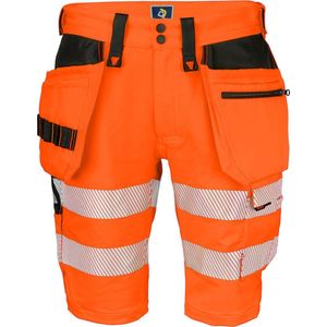 Projob 6575 Signalisatie Stretchshort met Spijkerzakken EN ISO 20471 Klasse 2/1