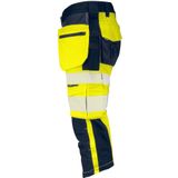 ProJob 6577 - Piratenbroek - Geel/Marine - ISO 20471 Klasse 2/1