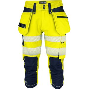 ProJob 6577 SIGNALISATIE PIRATENBROEK EN ISO 20471 KLASSE 2/1 646577 - Geel/Marine