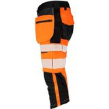 ProJob 6577 - Signalisatie Piratenbroek - Oranje/Zwart - ISO 20471 Klasse 2