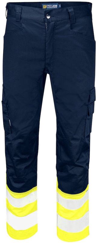 6537 - Werkbroek - Zwart - Stretchmateriaal - Verstevigde Kniezakken