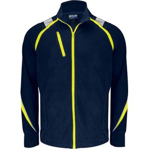 Projob - 2328 - Microfleece - Marine/Geel - 100% Polyester