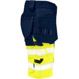 ProJob 6580 SIGNALISATIE STRETCHSHORT EN ISO 20471 KLASSE 1 646580 - Geel/Marine