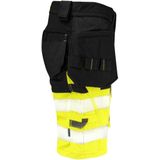 ProJob 6580 SIGNALISATIE STRETCHSHORT EN ISO 20471 KLASSE 1 646580 - Geel/Marine