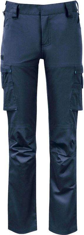 Projob 2553 - Dames Stretchbroek - Marine - Met Kniezakken