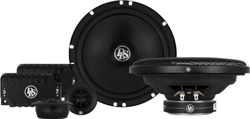 DLS - Performance Serie - 2-weg Componentenset - Zwart - PP Wooferconus