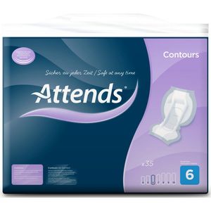 Attends contours 6 Incontinentie - 35 stuks - Incontinentie-inlegkruisjes