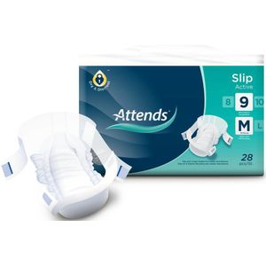ATTENDS - Slip Active 9 - Broekluier - 1 pak van 28 stuks