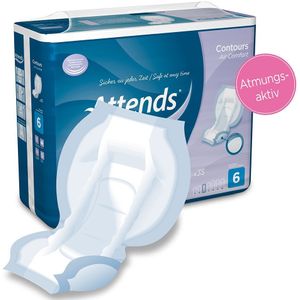 Attends - Contours Air Comfort 6 - Anatomisch Gevormde Inlegger - 35 Stuks