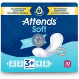 Attends - Inlegger Soft Extra Plus 10 Stuks - Discreet - Zacht - Voor Gevoelige Huid