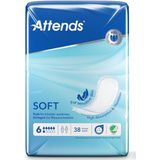 Attends Soft 6 - 4 pakken van 38 stuks