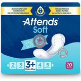 Attends - Soft 3 Extra Plus - Inlegger - Wit - Anatomisch - Individueel Verpakt