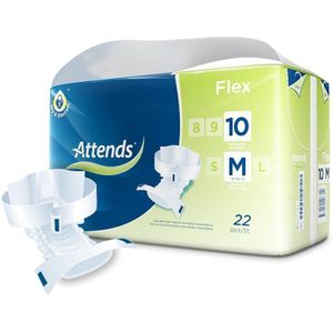 Attends - Flex - Luier - Wit - 22 Stuks