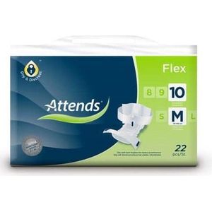 Attends - Flex 10 - Incontinentieverband - Wit - Alles-in-één