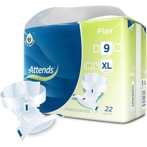 Attends - Flex 9 Xlarge - Incontinentieverband - 22 Stuks