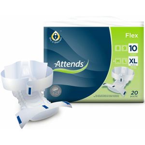 Attends - Flex 10 - Incontinentieverband - Wit - Ademend - 100-155cm