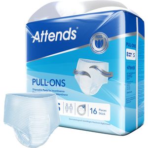 ATTENDS - Pull-Ons 8 - Incontinentiebroekje - Small - 1 pak van 16 stuks