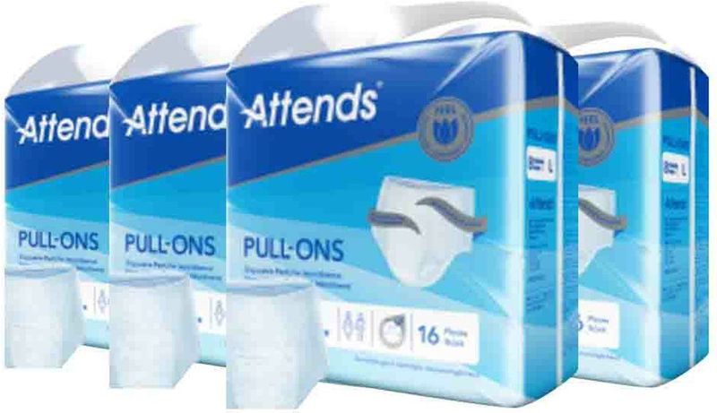 ATTENDS Pull-Ons 8 Large - 4 pakken van 16 stuks