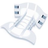 All-in-one Slips - Wit - Superabsorberend - 4 Plakstrips