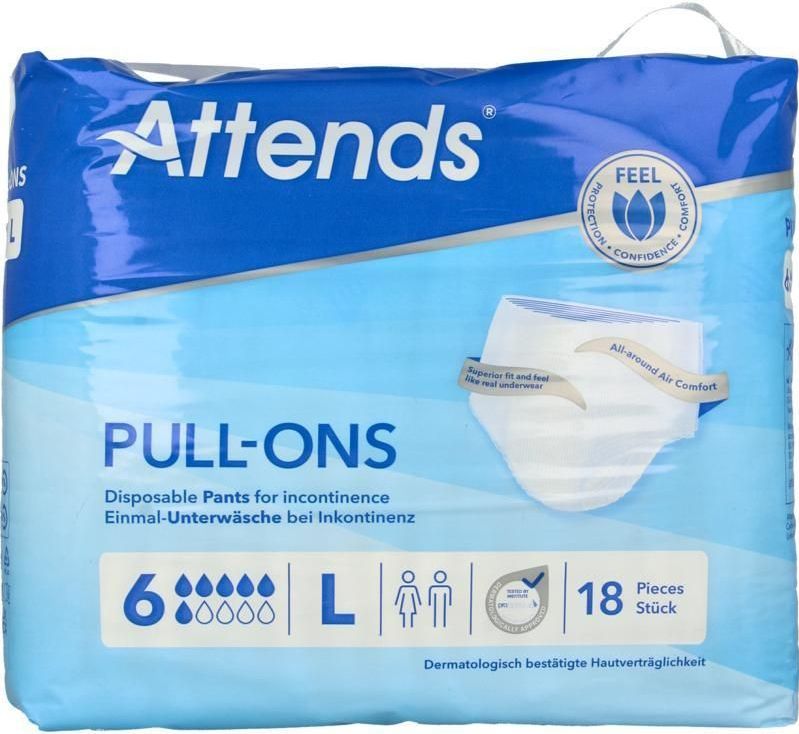 ATTENDS Pull-Ons 6 Large - 1 pak van 18 stuks
