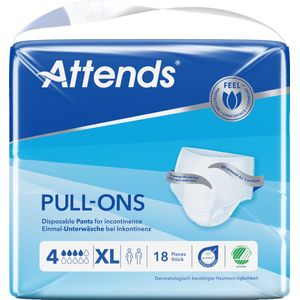 Attends - Pull-ons 4 - Incontinentiemateriaal - XL - 18 Stuks